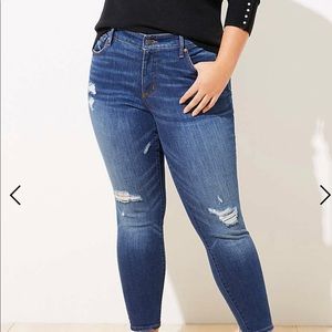 LOFT Plus Modern Slim Pocket Skinny Jeans